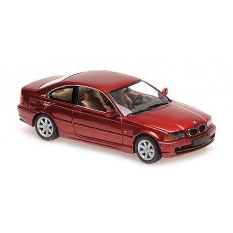 BMW 3ER Coupe (E46) 1999 Red Metallic Minichamps 940028320