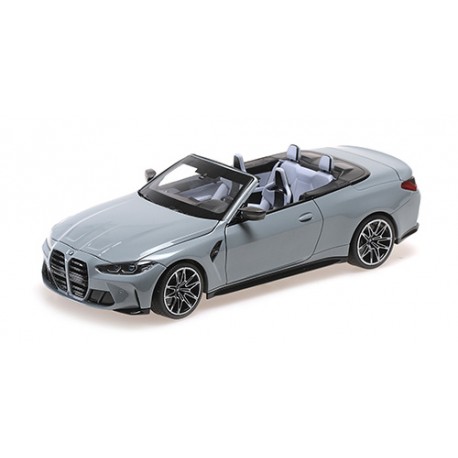 BMW M4 Cabriolet 2020 Grey Metallic Minichamps 110021032