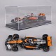 McLaren Mercedes MCL60 88 Oscar Piastri F1 With driver and showcase 2023 Bburago BU38088-88