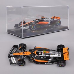McLaren Mercedes MCL60 4 Lando Norris F1 With driver and showcase 2023 Bburago BU38088-4