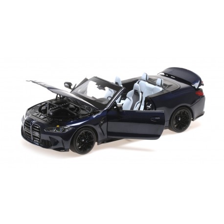 BMW M4 Cabriolet 2020 Blue Metallic Minichamps 110021031