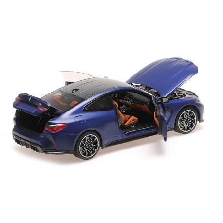 BMW M4 2020 Blue Metallic Minichamps 113020123