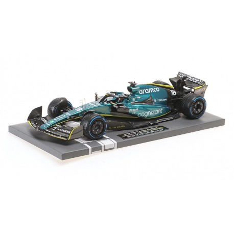 Aston Martin Mercedes AMR22 18 Lance Stroll F1 Grand Prix de Bahrain 2022 Minichamps 117220118