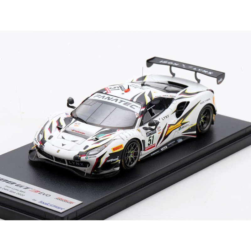 Miniature Ferrari 488 GT3 - Vainqueur Spa 2021 N°51 - Looksmar 1/43