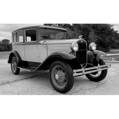 Ford Model A Tudor 1931 Light Yellow Brown Sunstar SUN6191