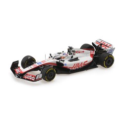 Haas Ferrari VF-22 20 Kevin Magnussen F1 Angleterre 2022 Minichamps 417221020
