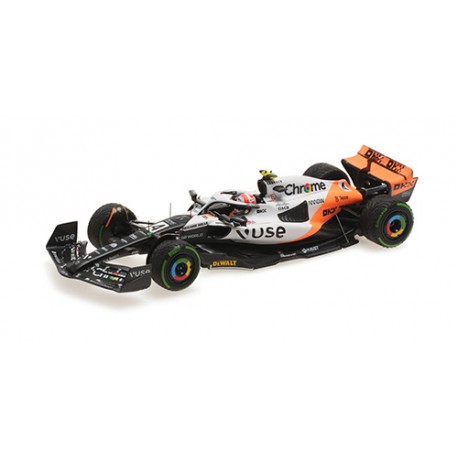 McLaren Mercedes MCL60 4 Lando Norris F1 Monaco 2023 Minichamps 537235004