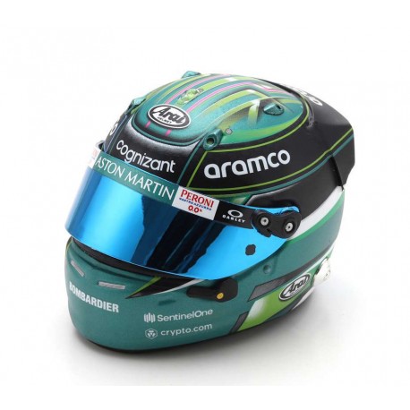 Casque Helmet 1/5 Jessica Hawkins Aston Martin GP F1 Test F1 2023 Spark 5HF133