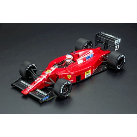 Ferrari 640 F1-89 with driver 27 Nigel Mansell F1 Winner Brésil 1989 GP Replicas GP144CWD