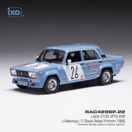 Lada 2105 VFTS 26 Pribram Rally 1986 Rakottyai - Slavik IXO RAC429