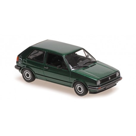 Volkswagen Golf 1985 Green Metallic Minichamps 940054100