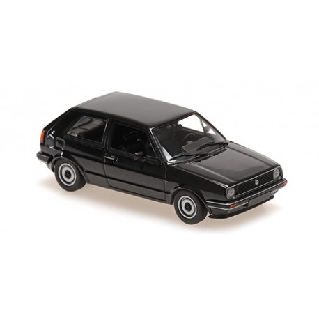 Volkswagen Golf 1985 Black Metallic Minichamps 940054101