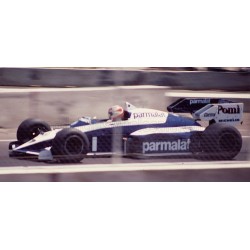 Brabham BT53 with driver 1 Nelson Piquet F1 2ème Autriche 1984 GP Replicas GP148DWD