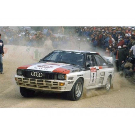 Audi Quattro A2 with lights 5 Rallye Sanremo 1983 H. Mikkola - A. Hertz Sunstar SUN4256