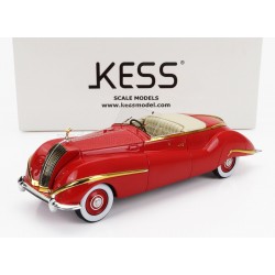 Rolls Royce&nbsp;Phantom III Labourdette Vutotal Cabriolet Open 1947 Red Gold Kess Model KE43049041