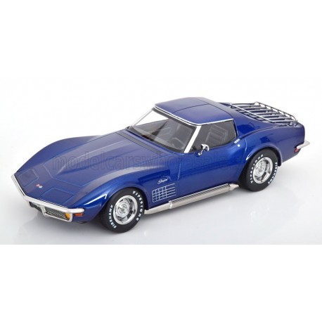 KK-Scale 1:18 Chevrolet Corvette C3 Année De Construction 1972 Noir Metallique Kkdc181224