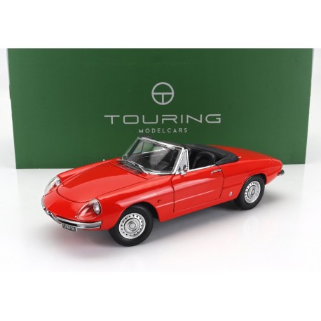 Alfa Romeo 1600 Duetto Spider Coda Tonda 1966 Red Touring Modelcars 18120001