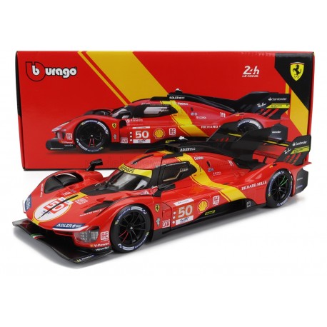 Ferrari 499P 50 24 Heures du Mans 2023 Pole Position Bburago BU16301-50