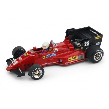 Ferrari 126C4 Turbo 28 F1 Belgique 1984 René Arnoux Brumm R143-CH