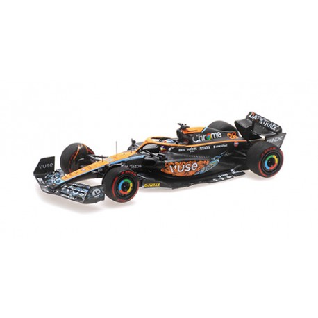 McLaren Mercedes MCL36 28 F1 Test Abu Dhabi 2022 Oscar Piastri Minichamps 537224328