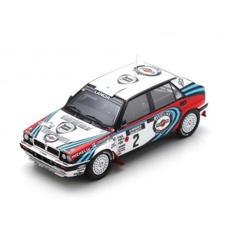 Lancia Delta HF Integrale 16V 2 Winner Rallye des 1000 Lacs 1991 J. Kankkunen - J. Piironen Spark S9010