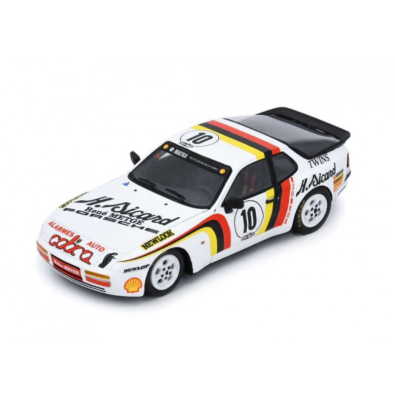 Porsche 944 Majorette Turbo Cup 1/24 - Jeu Vidéo Loriciels + Figurine