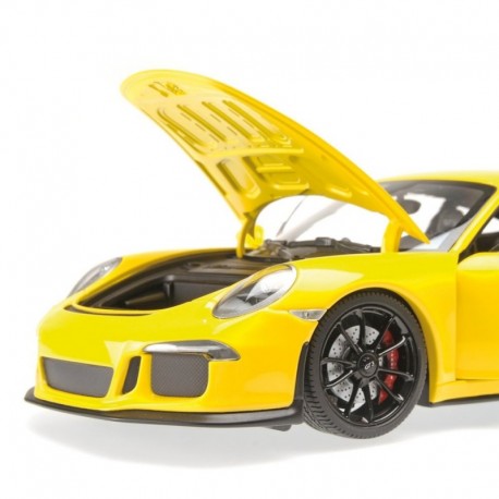 Porsche 991 GT3 2013 Jaune Black Wheels Minichamps 110062721