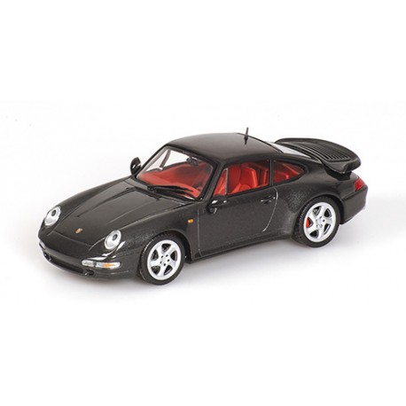 Porsche 911 993 Turbo 1995 Black Minichamps 127069100