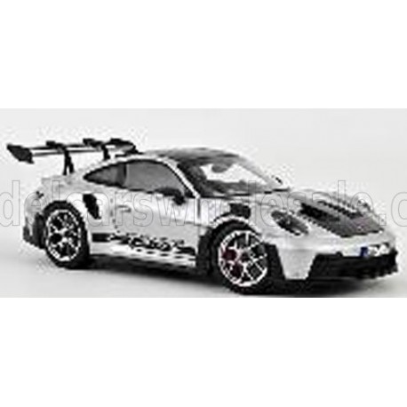 Porsche 911 992 GT3 RS Coupe 2022 Silver Black Norev 187366