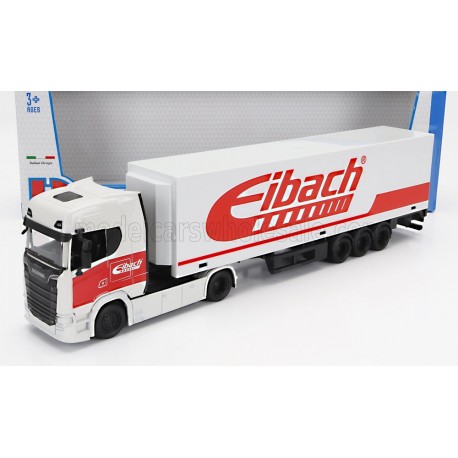 Scania&nbsp;S770 V8 Truck Eibach 2021 White Red Bburago BU31468