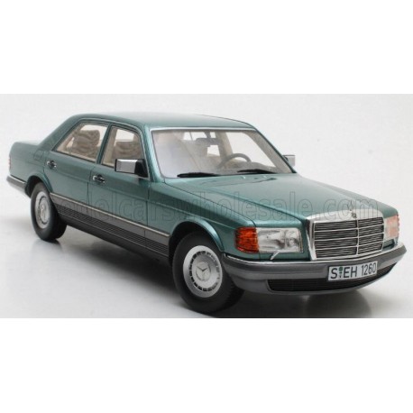 Mercedes Benz S-Class 280SE W126 1980 Blue Met Cult Models CML074-1