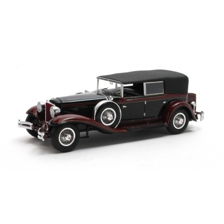 Cord L29 Phaeton Sedan Cabriolet closed 1931 Black Red Matrix MX40307-014
