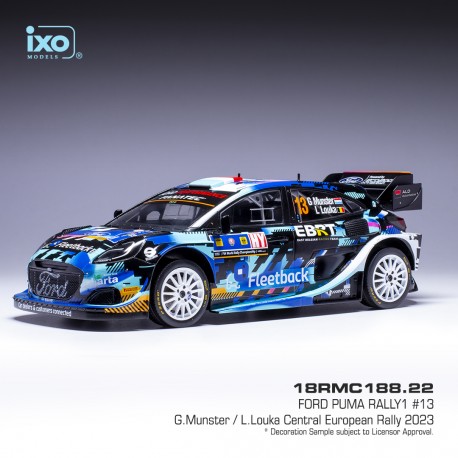 Ford Puma Rally 1 13 Central European Rally 2023 G. Munster - L. Louka IXO 18RMC188