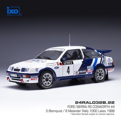 Ford Sierra RS Cosworth 4 Rallye de Finlande 1988 S. Blomqvist - B. Melander IXO 24RAL032B