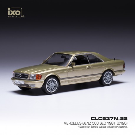 Mercedes 500 SEC 1981 Beige Met IXO CLC537N