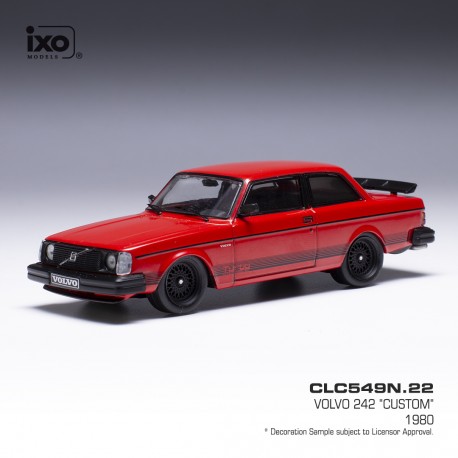 Volvo 242 1980 Red Customs IXO CLC549N