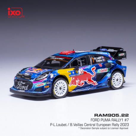 Ford Puma Rally 1 7 Central European Rally 2023 P-L. Loubet - B. Veillas IXO RAM905