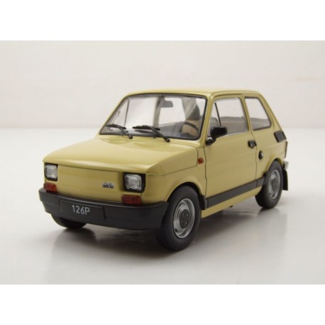 Fiat 126p 1985 Light Yellow Whitebox WB124217