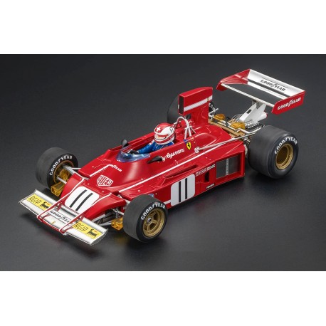 Ferrari&nbsp;312 B3 11 Clay Regazzoni F1 2ème Brésil 1974 with driver GP Replicas GP176AWD