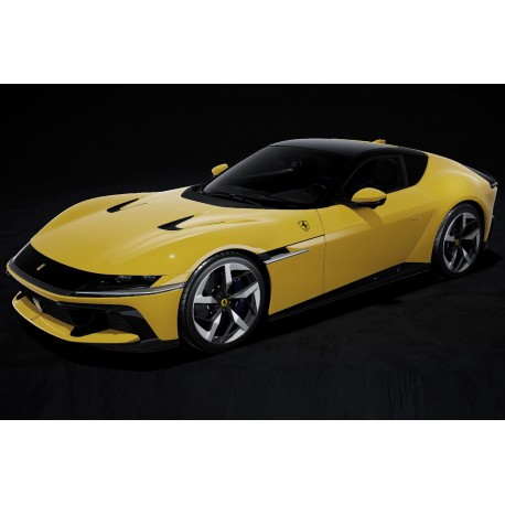 Ferrari 12 Cilindri Giallo Montecarlo Looksmart LS553E