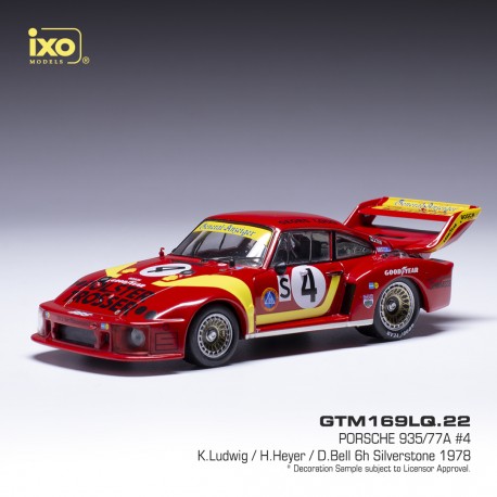Porsche 935/77A 4 6 Heures de Silverstone 1978 IXO GTM169LQ