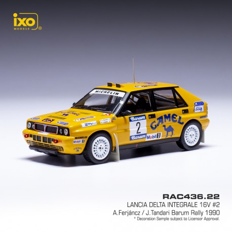 Lancia Delta Integrale 16V 2 Barum Rally 1990 A. Ferjanez - J. Tandari IXO RAC436