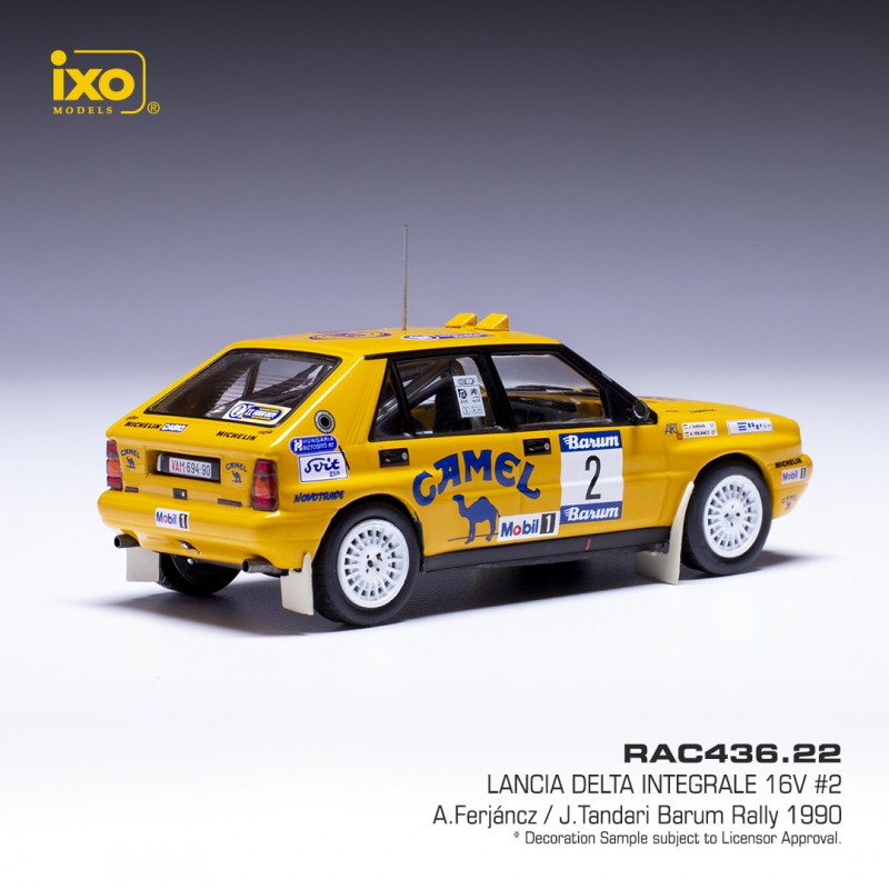 Ixo 1:43 Lancia Delta Integrale 16V #2 3ème Barum Rallye 1990 Ferjancz