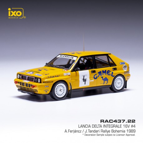 Lancia Delta Integrale 16V 2 Bohemia Rally 1990 A. Ferjanez - J. Tandari IXO RAC437
