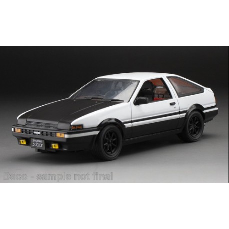 Toyota Sprinter Trueno AE86 White Black Sunstar SUN51003