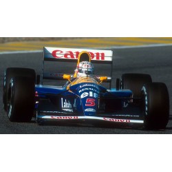 Williams FW14B Renault with driver 5 Nigel Mansell F1 Pole Position Winner Angleterre 1992 GP Replicas GP12-28AWD