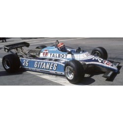 Ligier JS17 with driver 25 Eddie Cheever F1 2nd USA 1982 GP Replicas GP149AWD