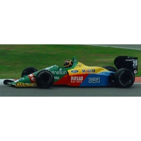 Benetton&nbsp;B188 with driver 20 Thierry Boutsen F1 3rd Japon 1988 GP Replicas GP138BWD