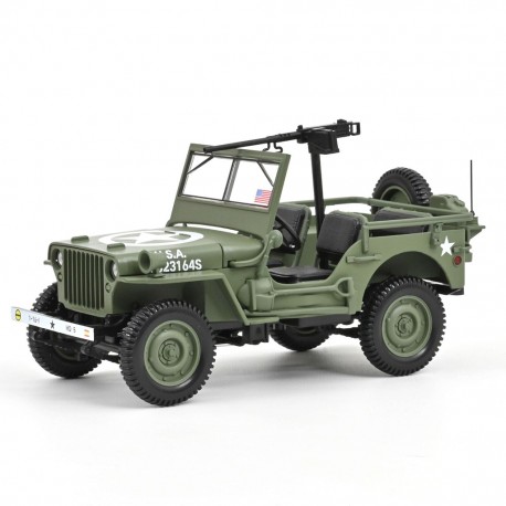 Jeep&nbsp;Willys Cabriolet Open Army D-DAY Normandy 1944 Military Green Norev 189016