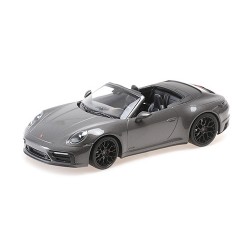 Porsche 911 Carrera 4 GTS Cabriolet 2020 Grey Metallic Minichamps 155063031